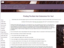 Tablet Screenshot of ibremyhairextensions.com